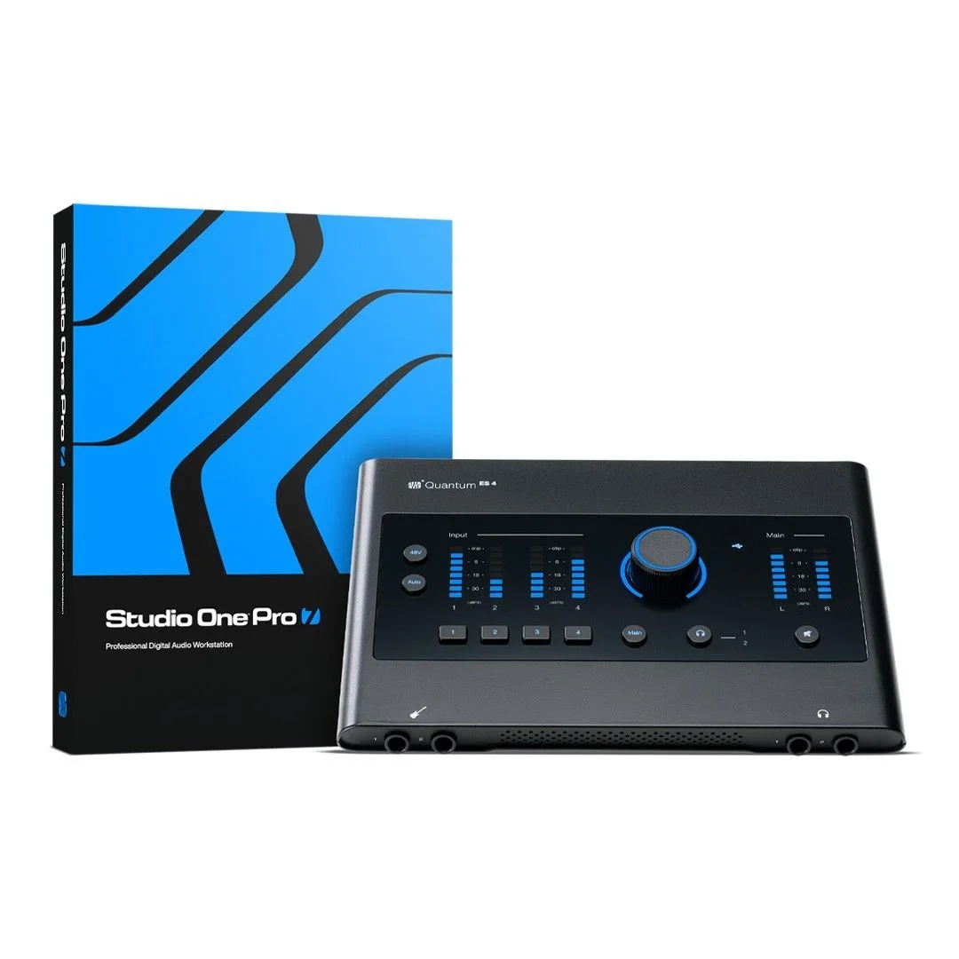 PreSonus Quantum ES 4 USB-C Ses Kartı 4 x 4, 24-bit / 192 kHz Ses Kartı + 6-Aylık Studio One+ Üyeliği