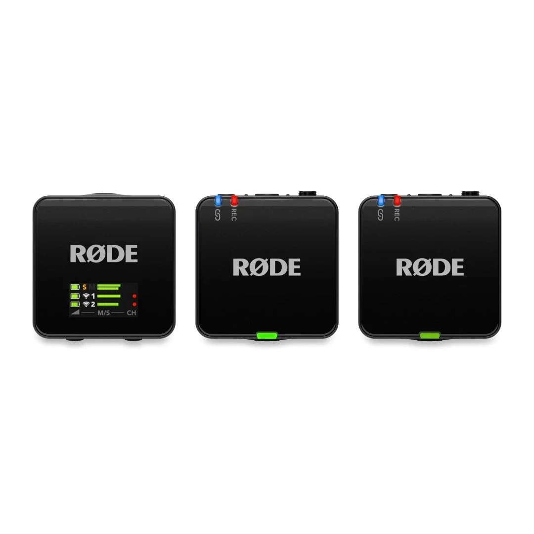 RODE Wireless GO (Gen 3) 3.Nesil, İki vericili, 32-bit kayıt özellikli kablosuz mikrofon seti