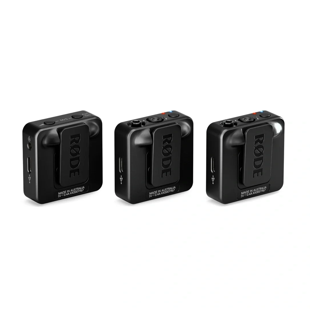RODE Wireless GO (Gen 3) 3.Nesil, İki vericili, 32-bit kayıt özellikli kablosuz mikrofon seti