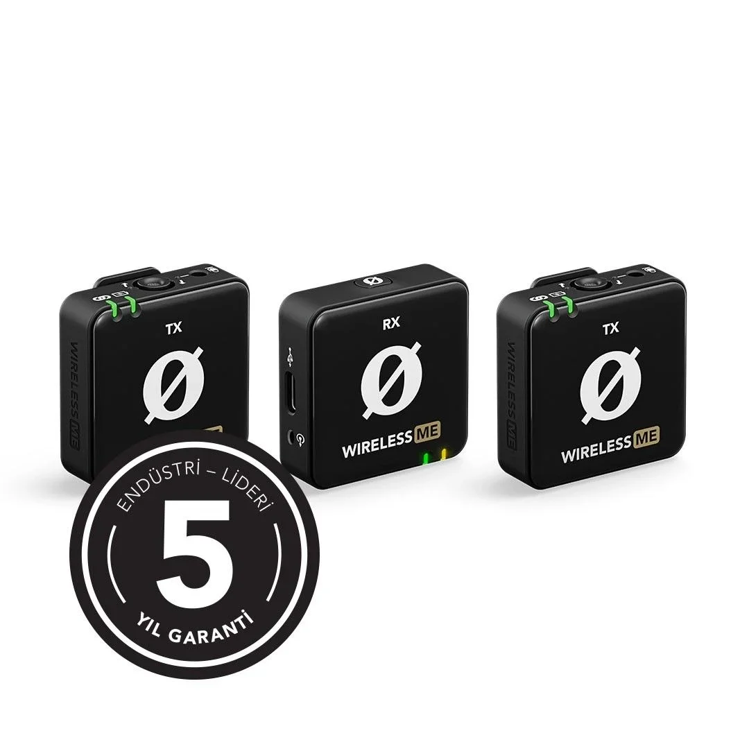 RODE Wireless ME Dual İki Vericili Kompakt Telsiz Mikrofon Sistemi