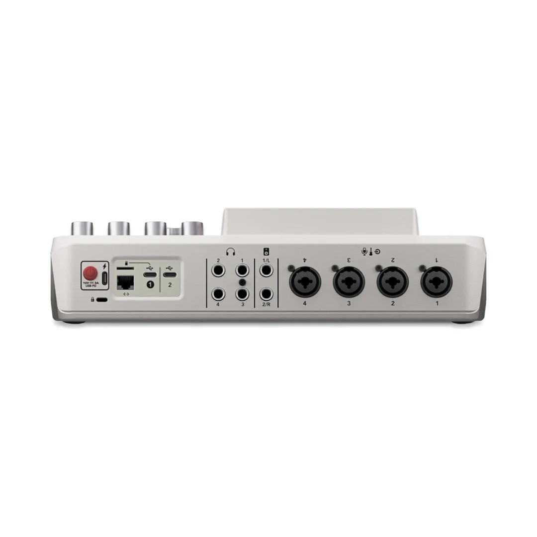 RODE RODECaster Pro II Entegre ses prodüksiyon sistemi - 4 Mikrofon girişli, SD card ve Bilgisayara çok kanallı kayıt etme özellikli profesyonel podcast mikser