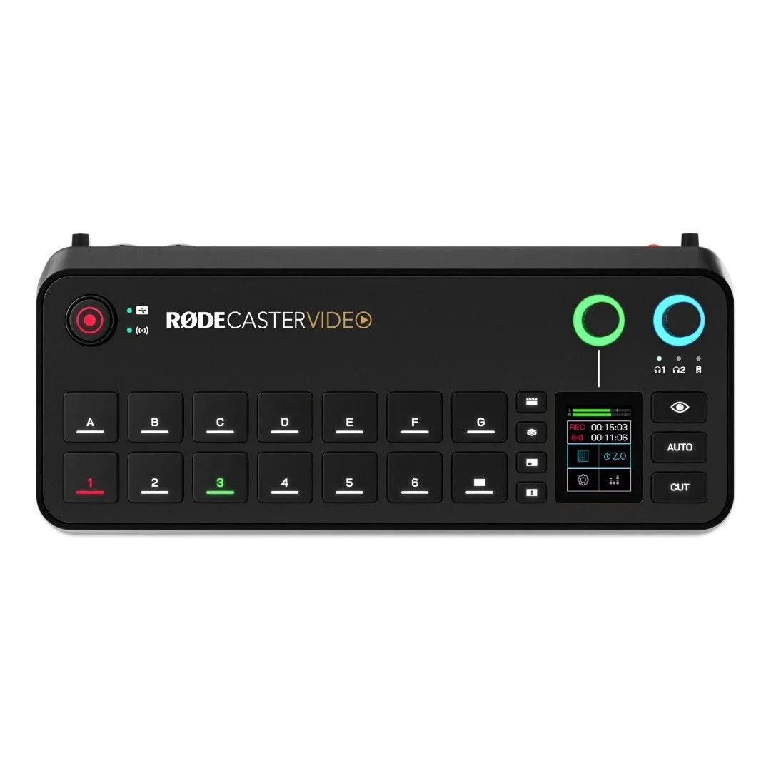 RODE RODECaster Video Gelişmiş Video ve Ses Prodüksiyon Konsolu