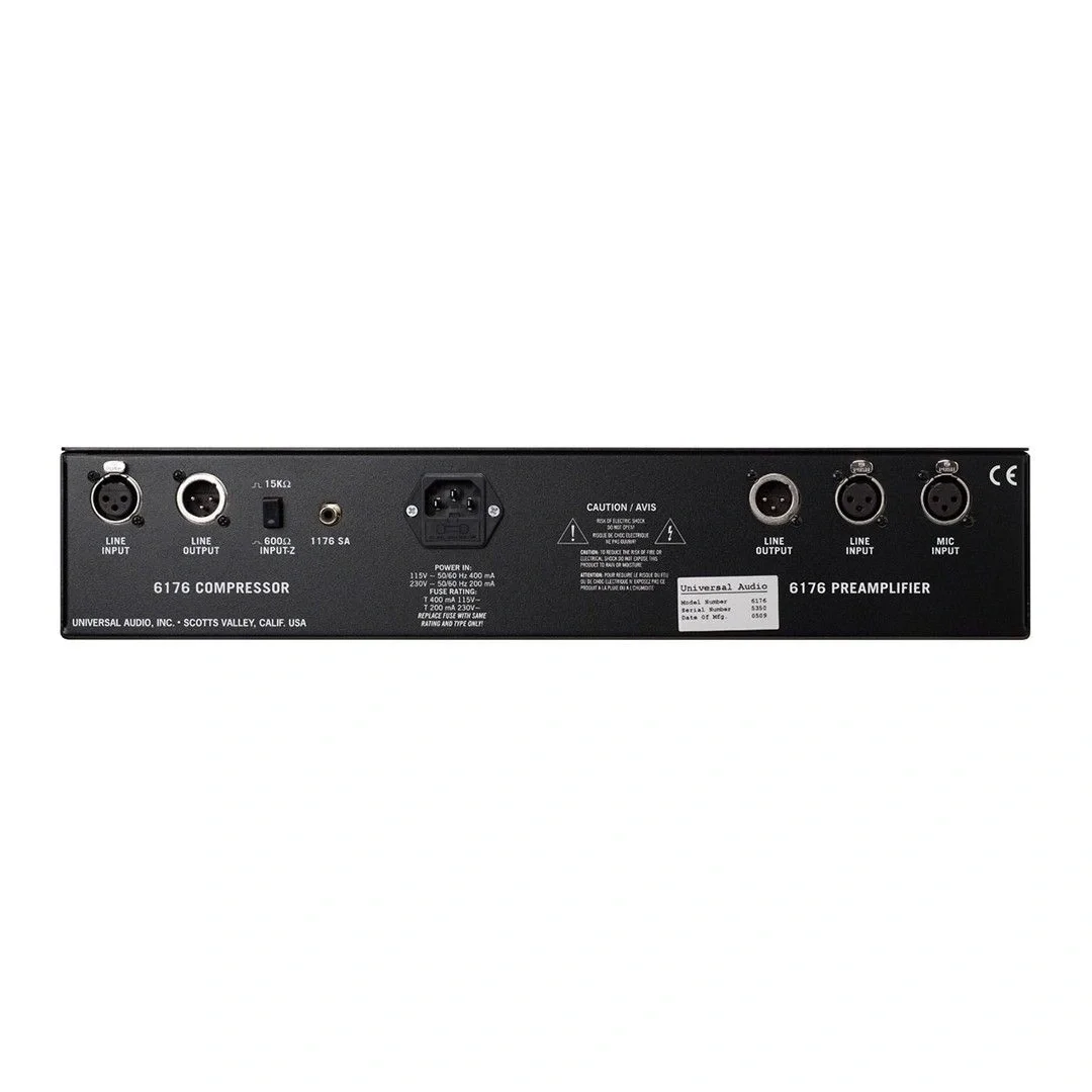 Universal Audio 6176 Tube kanal strip: 610 Tube preamp + 1176 LN Compressor
