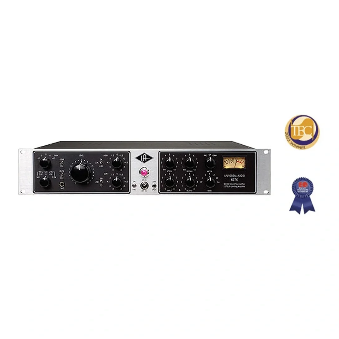 Universal Audio 6176 Tube kanal strip: 610 Tube preamp + 1176 LN Compressor