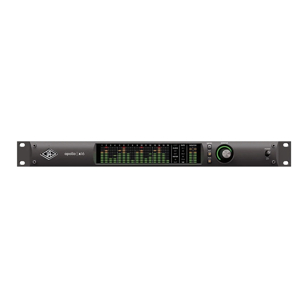 Universal Audio Apollo x16 Heritage Edition Hexa Core DSP işlemcili, 18 x 20, Thunderbolt 3 ses kartı