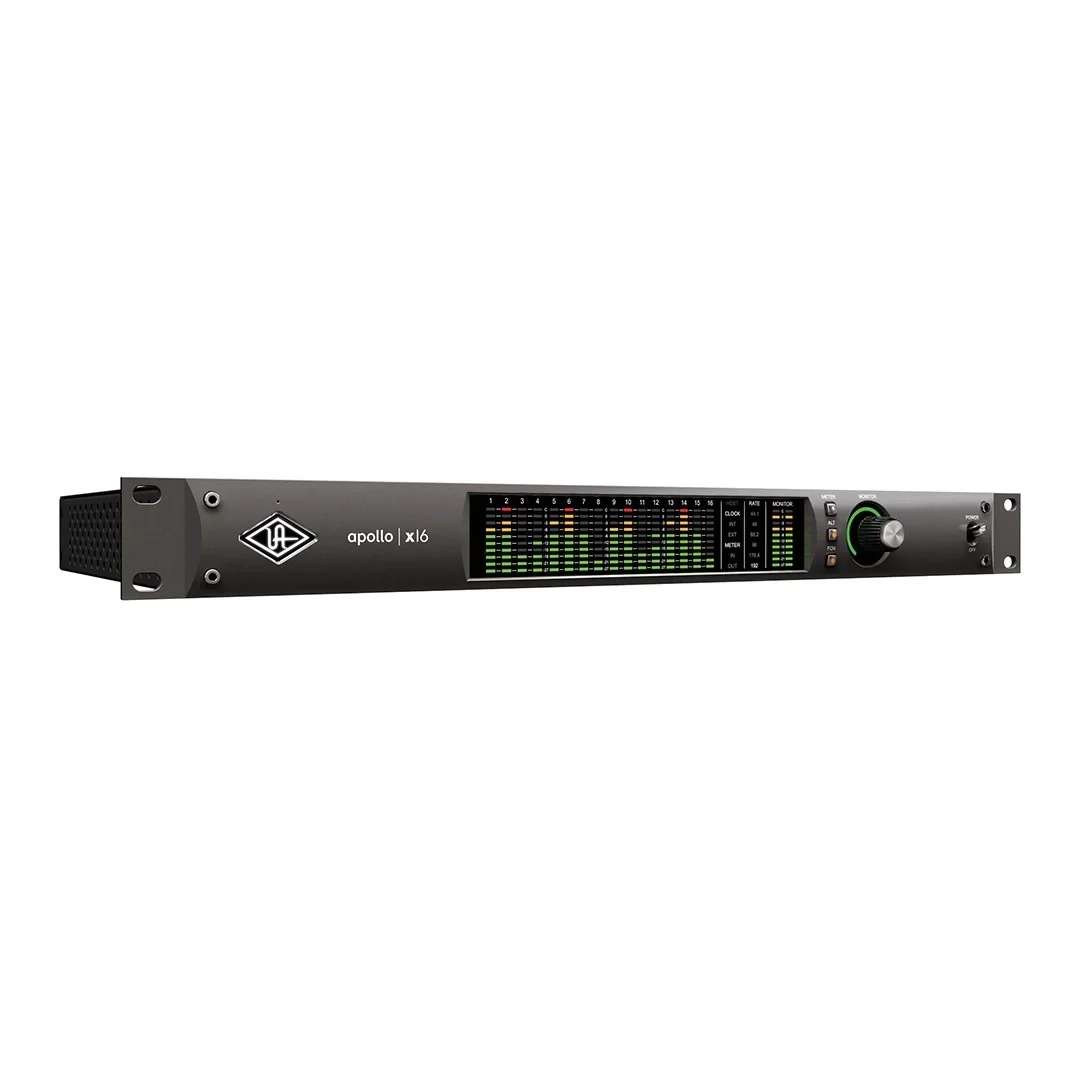 Universal Audio Apollo x16 Heritage Edition Hexa Core DSP işlemcili, 18 x 20, Thunderbolt 3 ses kartı