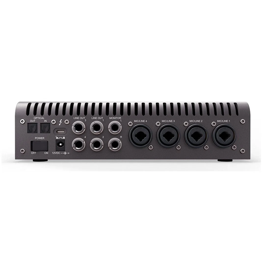 Universal Audio Apollo x4 Heritage Edition Quad Core DSP işlemcili, 16 x 8, 4 mikrofon preamp Thunderbolt 3 ses kartı