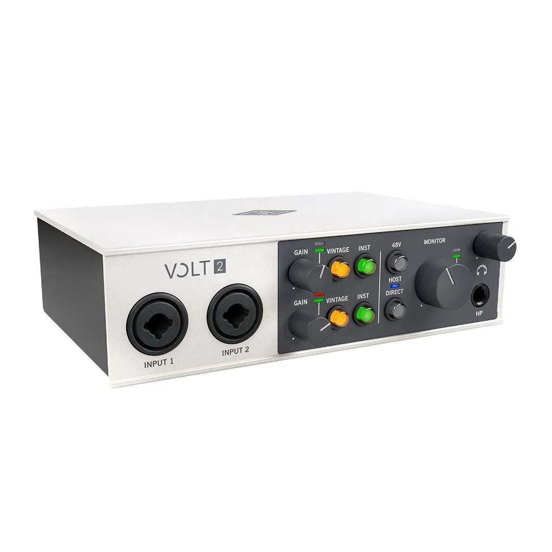 Universal Audio Volt 2 Studio Pack USB-C Ses Kartı, Mikrofon ve Kulaklık paketi