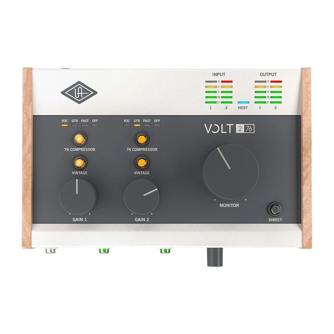 Universal Audio Volt 276 Studio Pack, USB-C Ses Kartı, Mikrofon ve Kulaklık paketi