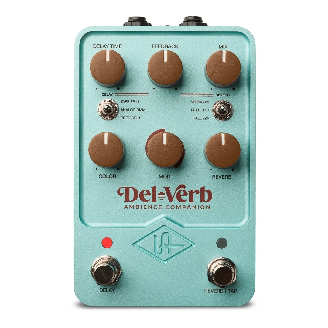 Universal Audio UAFX Del-Verb Ambience Companion Vintage'den Günümüze Reverb ve Delay Pedalı