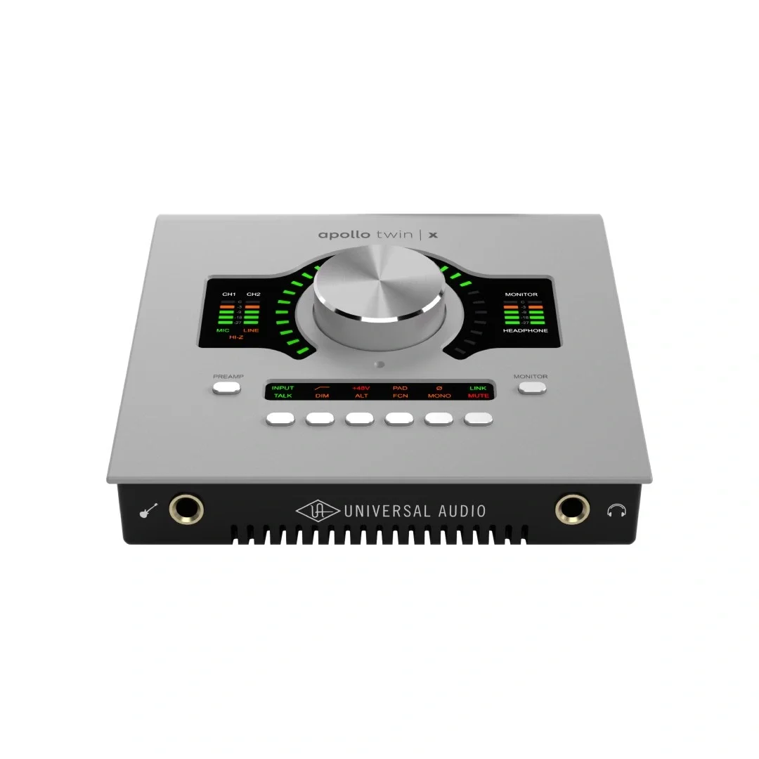 Universal Audio Apollo Twin X QUAD | Gen 2 - Essential+ Masaüstü 10 x 6 Thunderbolt Ses kartı