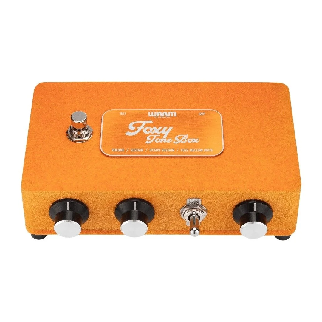 Warm Audio WA-FTB - Foxy Tone Box Gitar Pedalı 70'lerin klasik Fuzz pedalının bire bir reprodüksiyonu