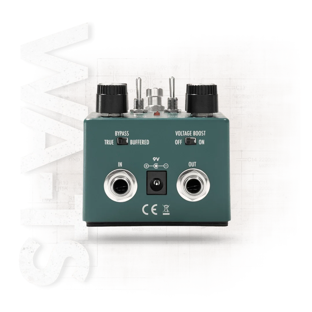 Warm Audio Tube Squealer Üç Modlu, Soft-Clipping’li, Lamba Amfi Sürücü Overdrive Pedalı