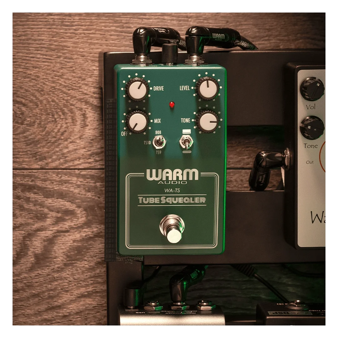 Warm Audio Tube Squealer Üç Modlu, Soft-Clipping’li, Lamba Amfi Sürücü Overdrive Pedalı
