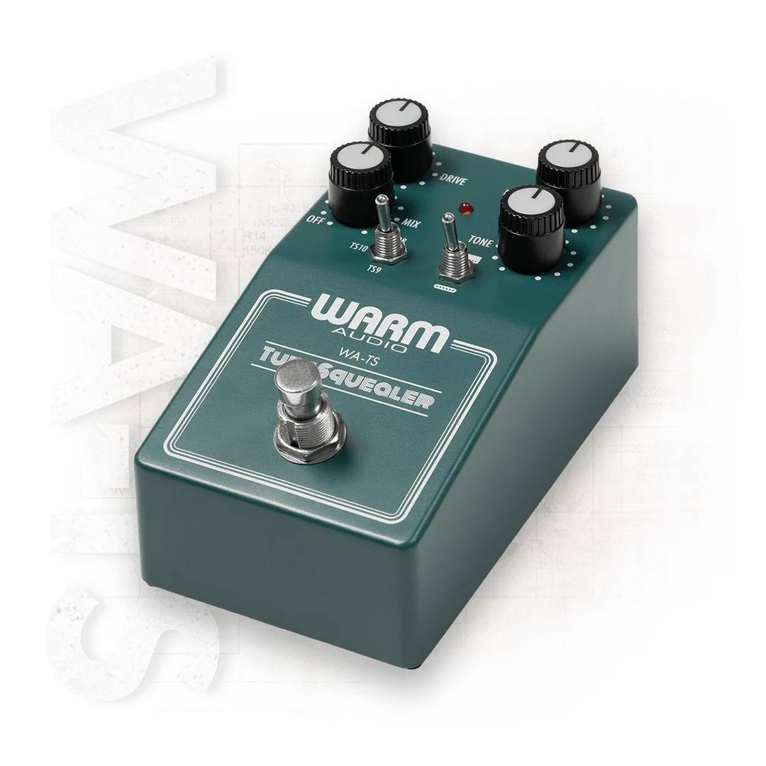 Warm Audio Tube Squealer Üç Modlu, Soft-Clipping’li, Lamba Amfi Sürücü Overdrive Pedalı