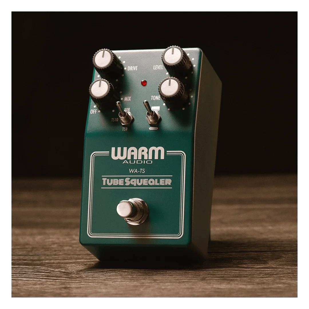 Warm Audio Tube Squealer Üç Modlu, Soft-Clipping’li, Lamba Amfi Sürücü Overdrive Pedalı