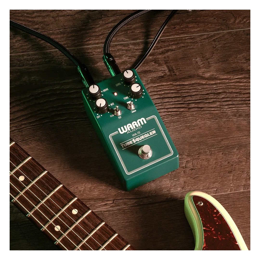 Warm Audio Tube Squealer Üç Modlu, Soft-Clipping’li, Lamba Amfi Sürücü Overdrive Pedalı
