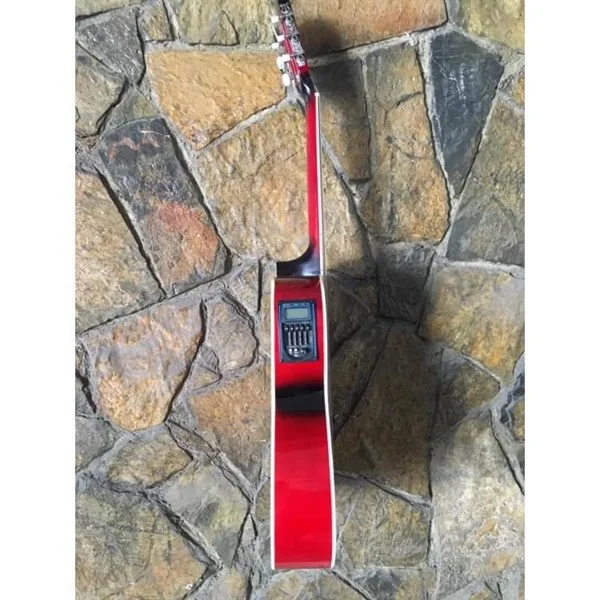 Castilla Elektro Klasik Gitar, Kırmızı-Siyah (XFP41-11C/LC5-RB)