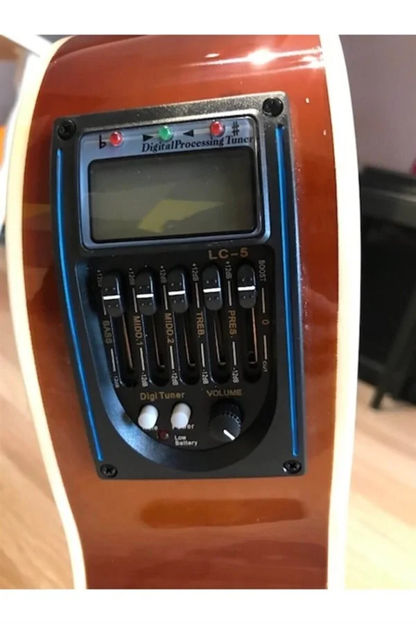 Castilla Elektro Klasik Gitar, Natural (XFP41-11C/LC5-YW)