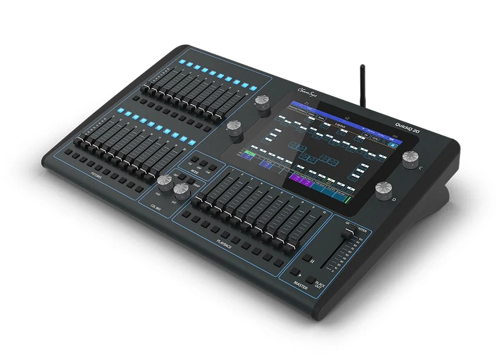 Chamsys QuickQ-20 DMX Işık Masası, 1024-kanal 2 çıkış
