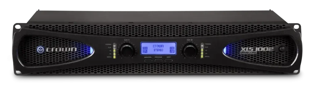 Crown XLS-1002 DSP Power Amplifikatör, 2x350W/4-ohm