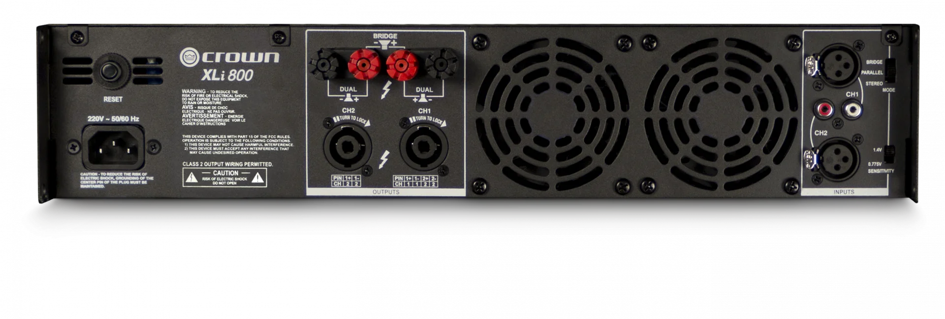 Crown XLi800 2x300W/4-ohm Power Amplifikatör