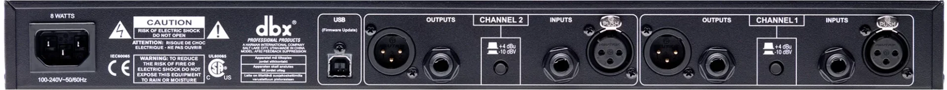 DBX AFS2 Feedback Önleme ve Kontrol