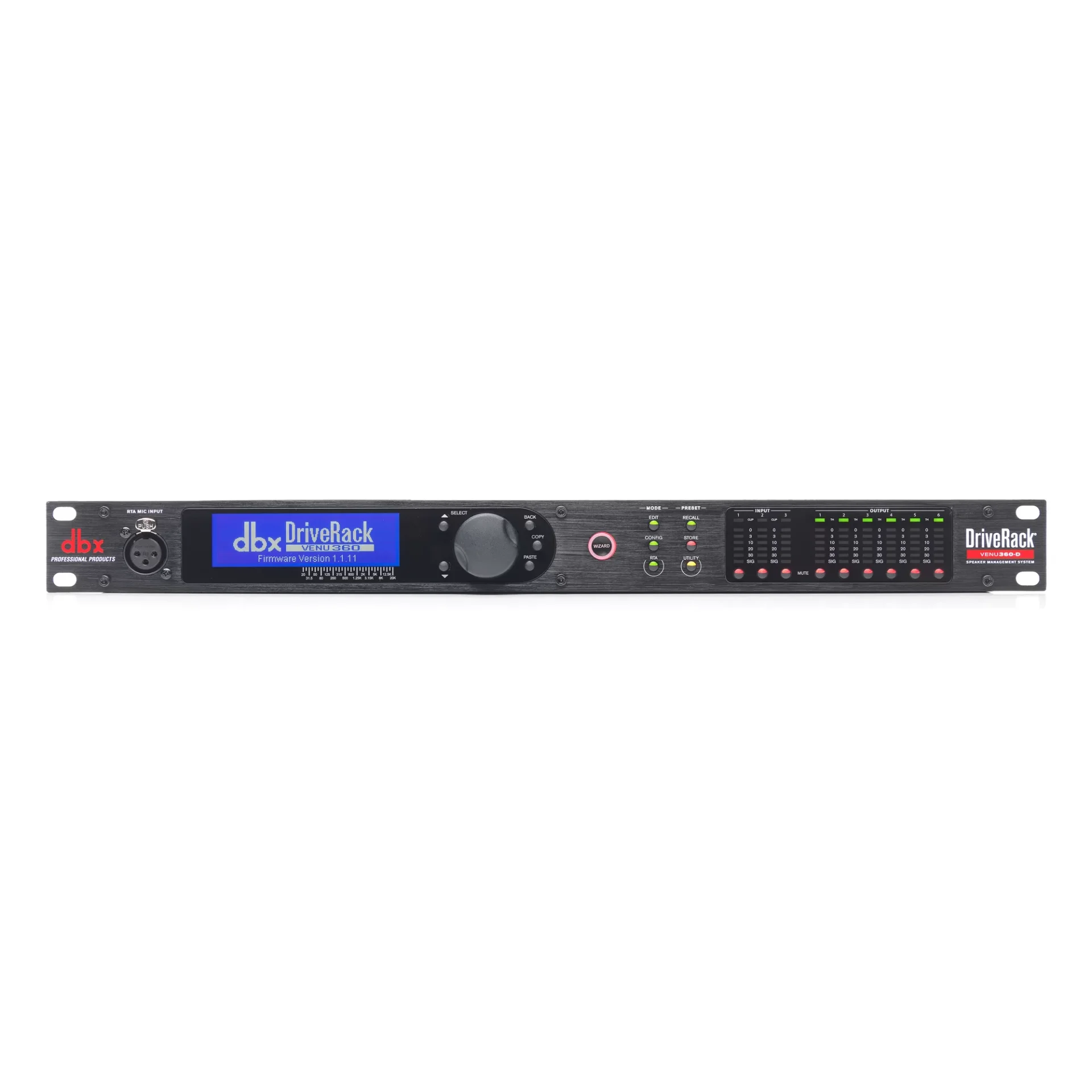 DBX VENU 360 3x6 | 3 Giriş / 6 Çıkış Dijital DSP Processor RTA