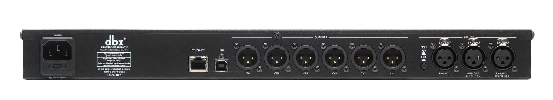 DBX VENU 360 3x6 | 3 Giriş / 6 Çıkış Dijital DSP Processor RTA