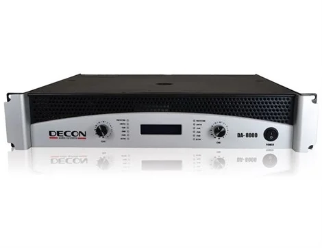 Decon DA-8000 2x1300W/4-ohm H Class Power Amplifikatör