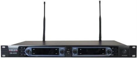 Decon DM-4000 4 Kanal Kablosuz Mikrofon Seti Alıcısı