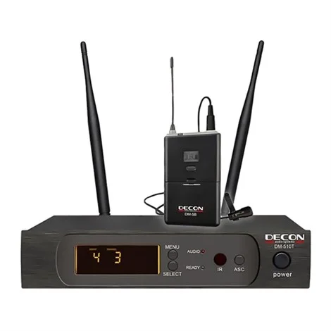 Decon DM-510T Tek Yaka Kablosuz Mikrofon Seti