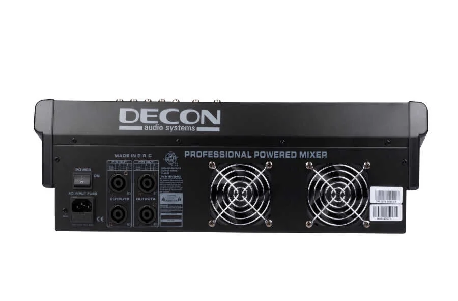 Decon DMP-122FX 12 Kanal Powermixer 2x500W 2xEFX Bluetooth USB