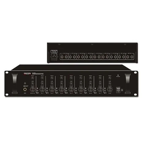 Decon DP-7240 8-kanal preamp Mixer, 1 out