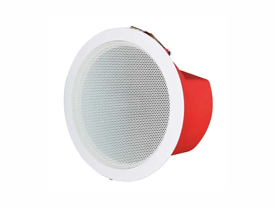 Decon DS-EN26FCS  5" Tavan Hoparlörü (EN54-24) with fire dome, Yanmaz ABS