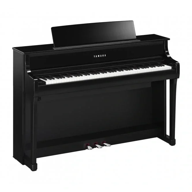 Yamaha Clavinova CLP875PE Dijital Piyano, Parlak Siyah