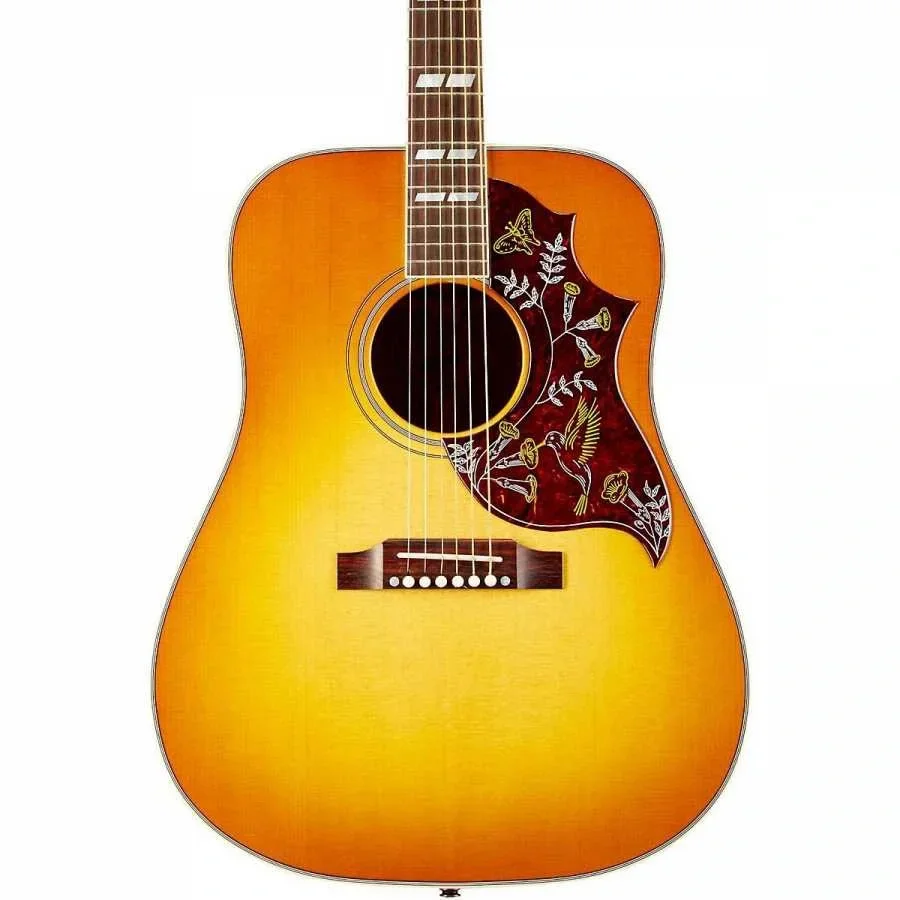 Gibson Montana Hummingbird Solak Elektro Akustik Gitar (Heritage Cherry Sunburst)