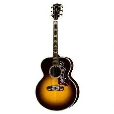 Gibson J-200 Custom Elektro Akustik Gitar (Vintage Sunburst)