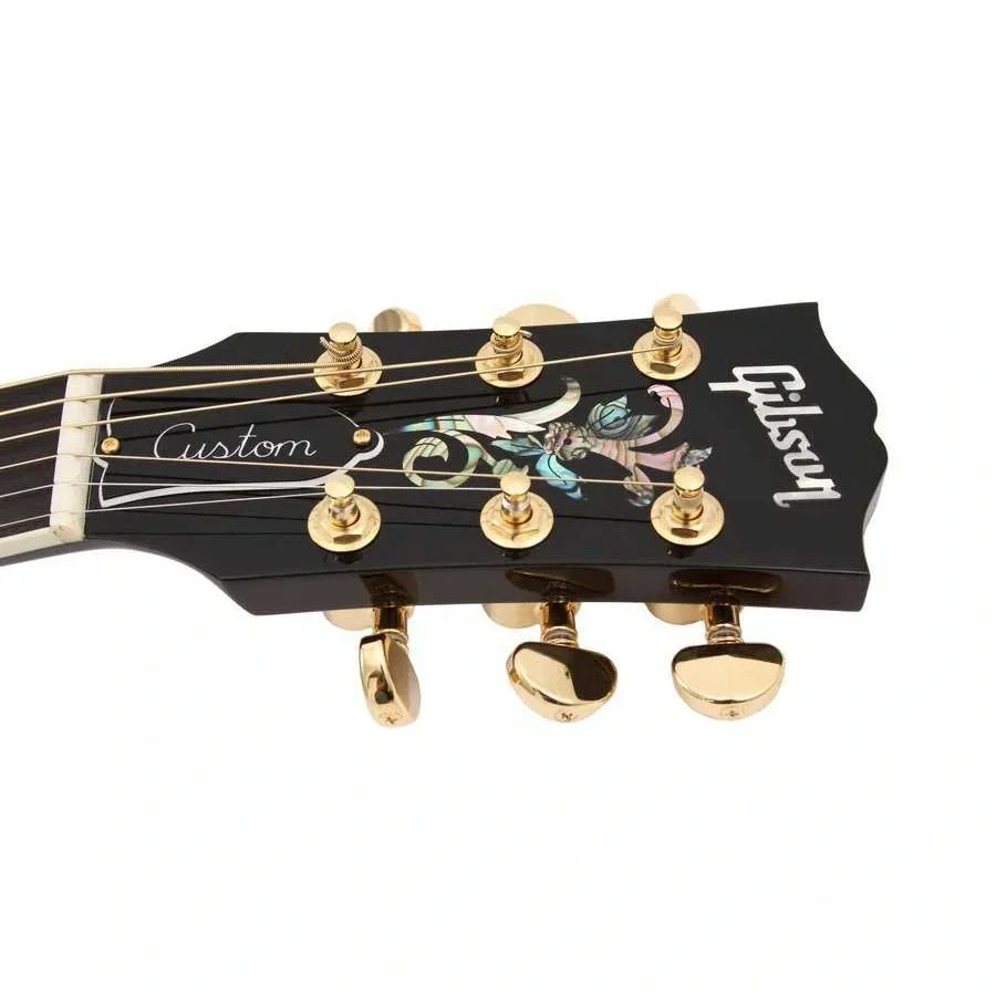 Gibson J-45 Custom Elektro Akustik Gitar (Vintage Sunburst)