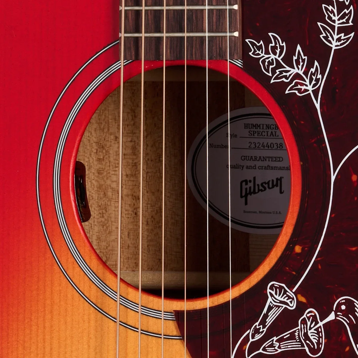 Gibson Hummingbird Special Elektro Akustik Gitar (Vintage Cherry Sunburst)