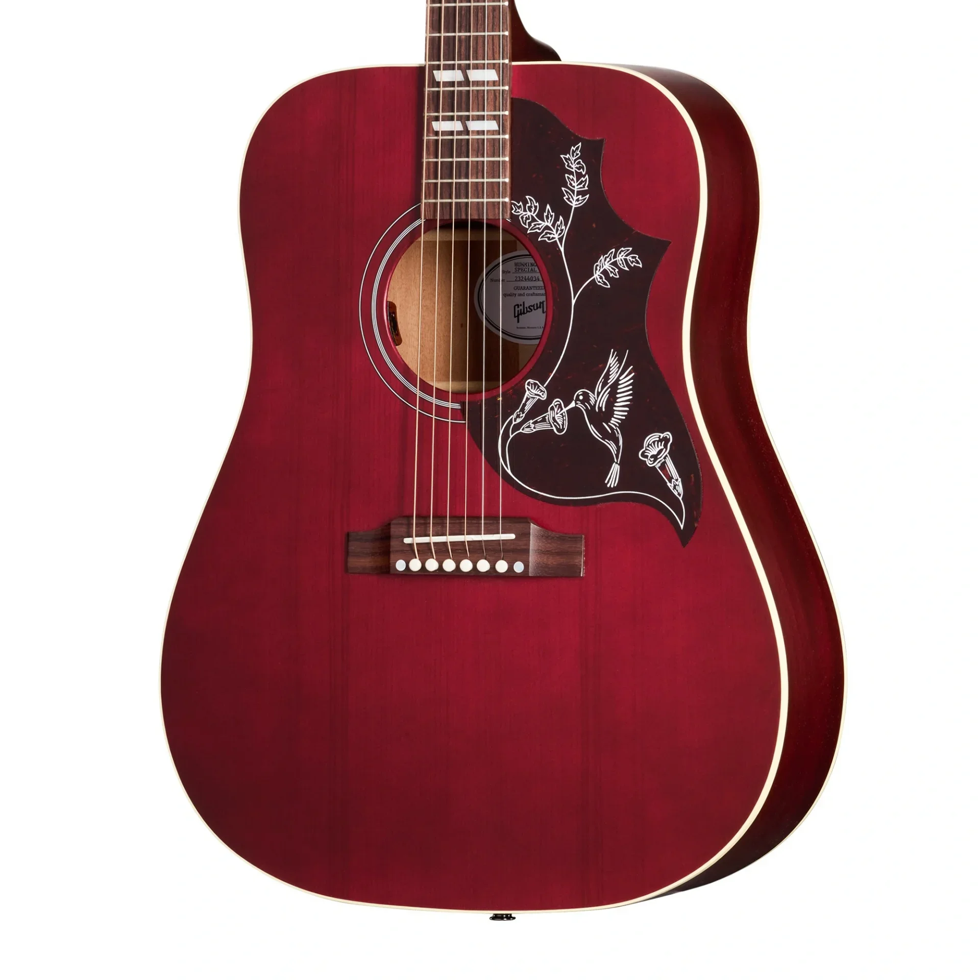 Gibson Hummingbird Special Elektro Akustik Gitar (Red Wine)
