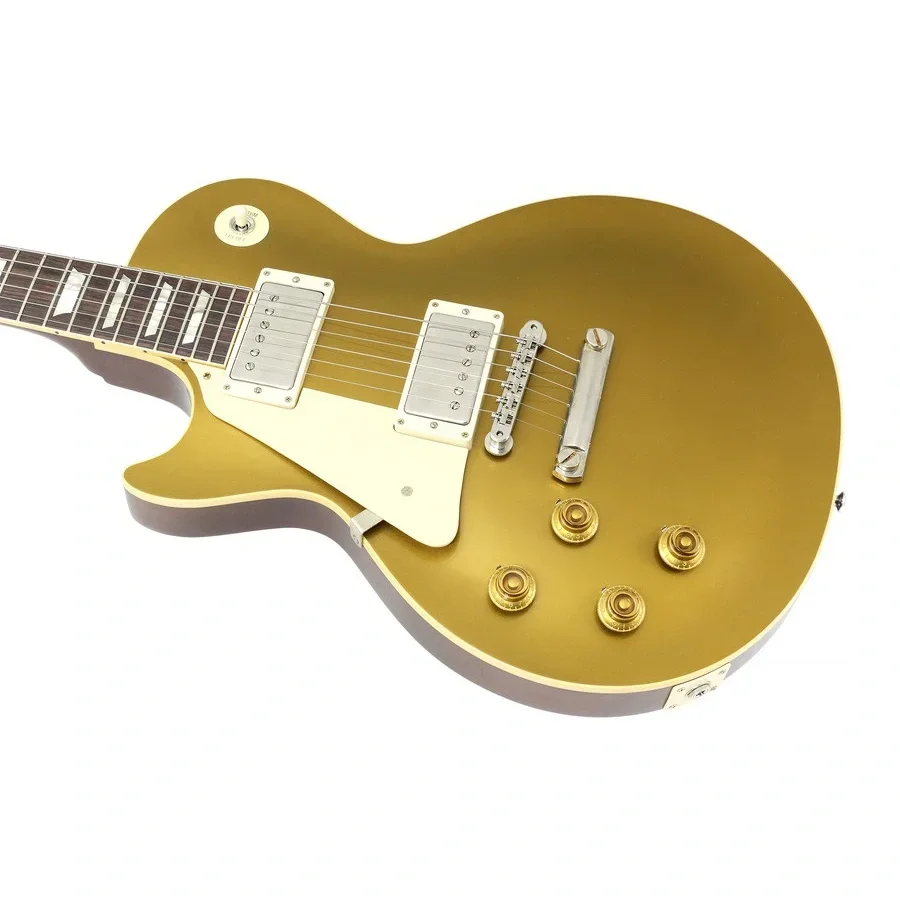 Gibson Custom Shop 1957 Les Paul Reissue VOS Solak Elektro Gitar (Goldtop Darkback)