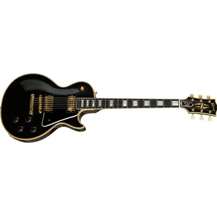 Gibson Custom Les Paul Custom Reissue VOS Elektro Gitar (Ebony)