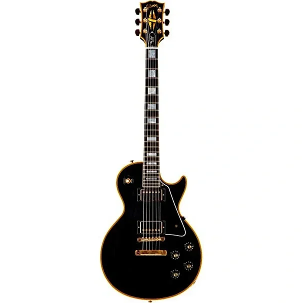 Gibson Custom Les Paul Custom Reissue VOS Elektro Gitar (Ebony)
