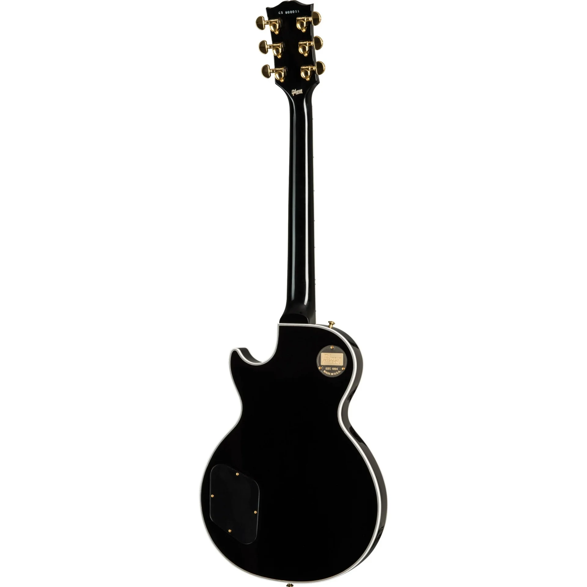 Gibson Custom Les Paul Custom Elektro Gitar (Ebony)