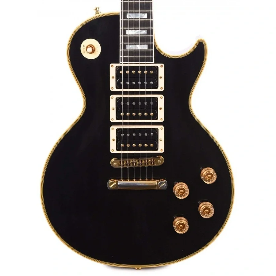 Gibson Custom Peter Frampton"Phenix" Inspired Les Paul Custom VOS Elektro Gitar (Ebony)