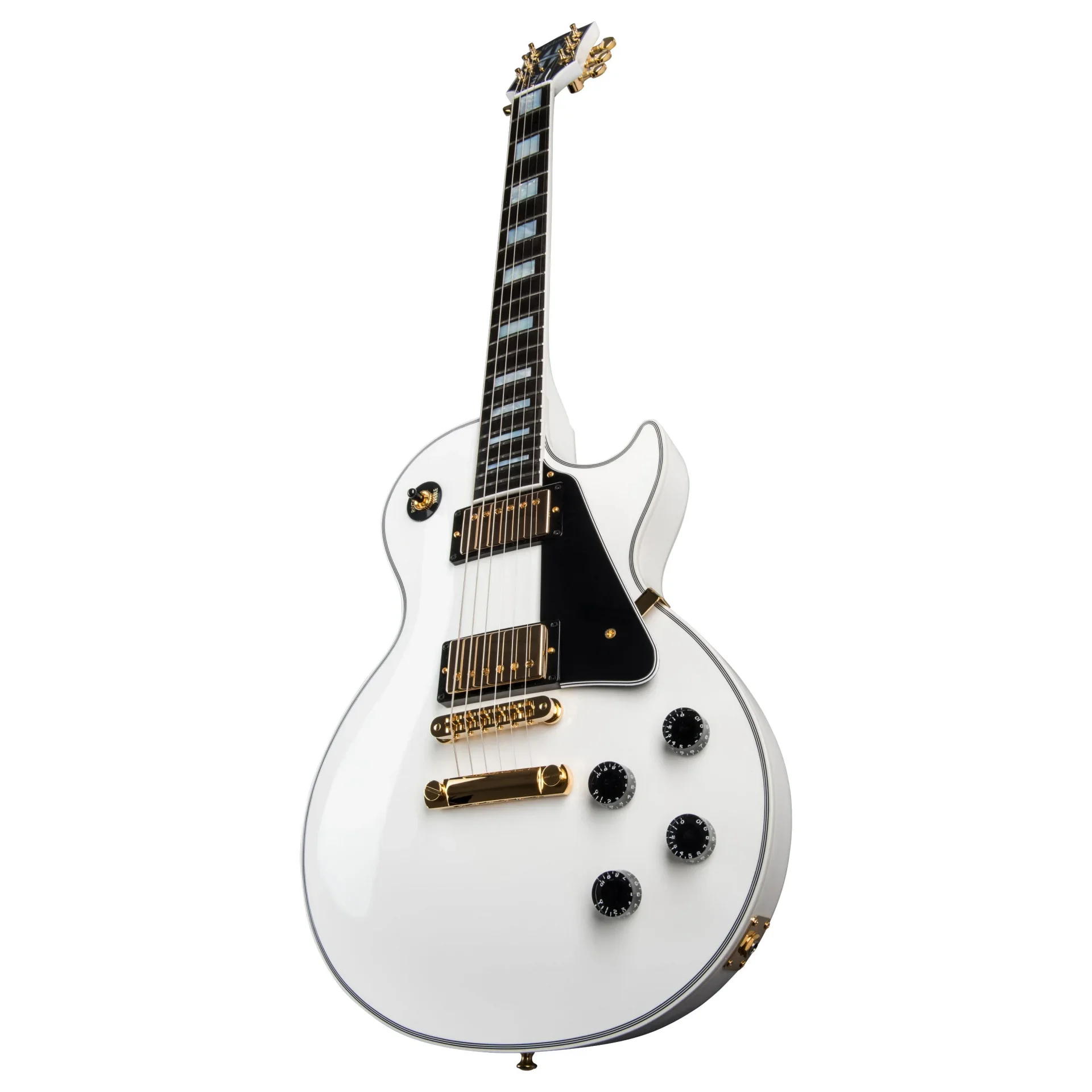 Gibson Les Paul Custom Elektro Gitar (Alpine White)