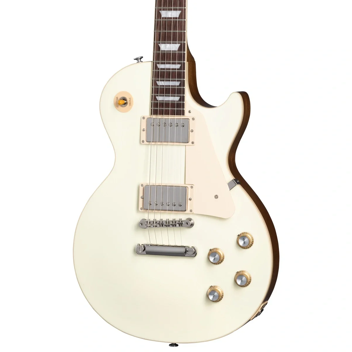 Gibson Les Paul Standard '60s Plain Top Elektro Gitar (Classic White)