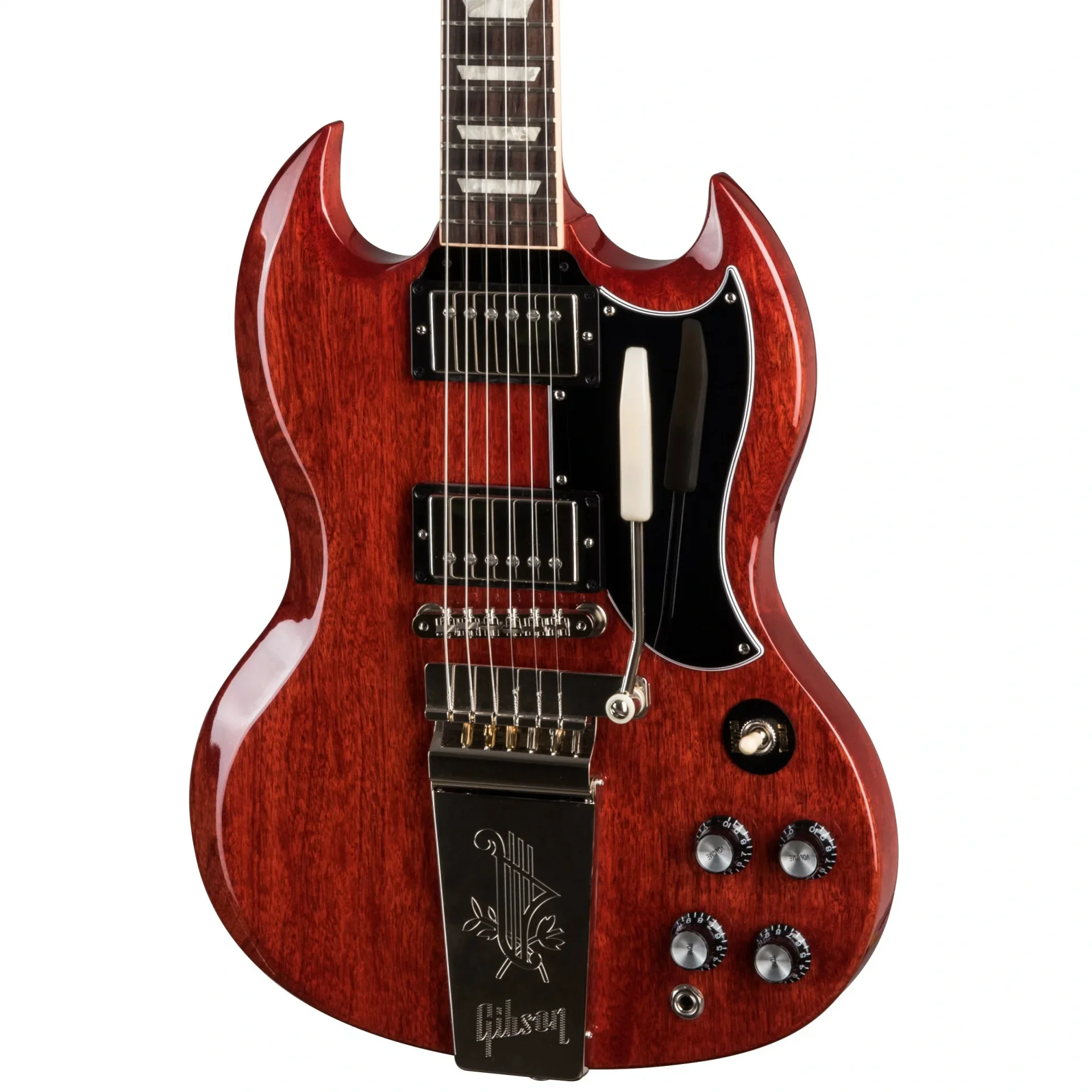 Gibson SG Standard '61 Maestro Vibrola Elektro Gitar (Vintage Cherry)