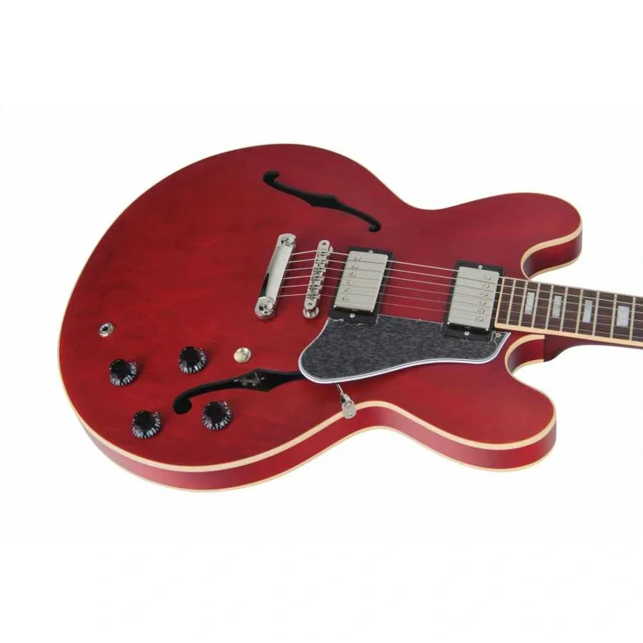 Gibson ES-335 Satin Elektro Gitar (Faded Cherry)
